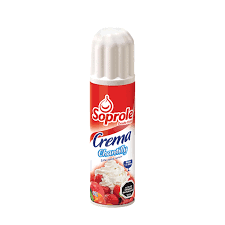 Crema chantilly lista 250 gr Soprole mpy