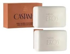 Natura Ekos jabon barra 100 gr x2u castaña