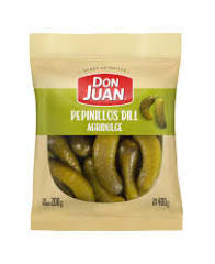 Pepinillos Dill Don Juan 200 gr mpy