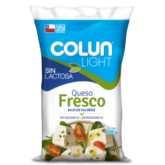 Queso fresco Colun 400 gr bolsa sin lactosa