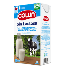 Leche sin lactosa semides 1 lt Colun mpy