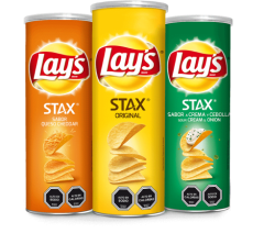 Papas fritas Lays stax cebolla 134 gr Evercrisp