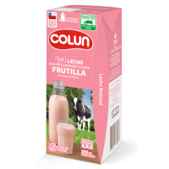 Leche frutilla 200 cc colun