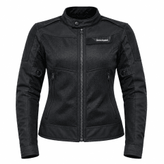 CHAQUETA ONES AGAIN MUJER SJ01W NEGRA | VENTILACIÓN PARA RODAR CON SEGURIDAD