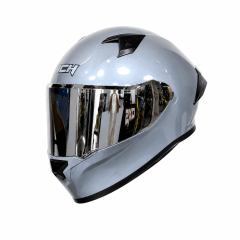 CASCO ICH 503 SOLID CAMALEÓN GRIS | CASCO INTEGRAL CERTIFICADO DOT QR