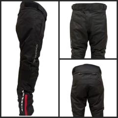 PANTALONES PARA MOTO SPORT NEGRO AZUL