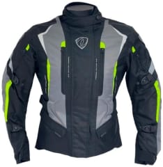 Chaqueta Octane Teressa II negro gris amarillo
