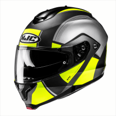 CASCO HJC C91N JYN MC5 AMARILLO GRIS | CASCO ABATIBLE CON VISOR SOLAR