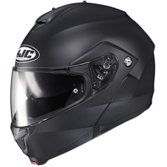 CASCO HJC C91N SOLID NEGRO MATE | CASCO ABATIBLE CON VISOR SOLAR Y PREPARADO PARA PINLOCK