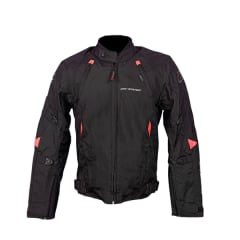 CHAQUETA VOLTAGE NEGRO ROJO