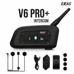 INTERCOMUNICADOR EJEAS V6 PRO+ | COMUNICACIÓN SIN LÍMITES EN CADA RUTA