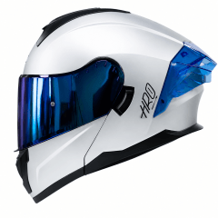 CASCO ABATIBLE HRO 3480DV SOLID NEGRO MATE | CASCO MODULAR CERTIFICADO DOT CON VISOR SOLAR
