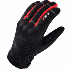 GUANTE LS2 JET II NEGRO ROJO HOMBRE | PROTECCIÓN IMPERMEABLE PARA TODO CLIMA