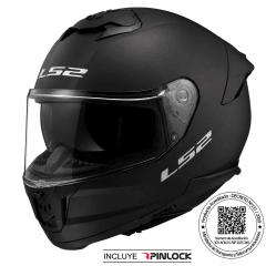 CASCO LS2 FF808 STREAM II NEGRO MATTE | SEGURIDAD, TECNOLOGÍA Y CONFORT