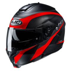 CASCO HJC C91 TALY MC1SF NEGRO ROJO | CASCO ABATIBLE CON VISOR SOLAR