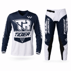 TRAJE PARA MOTO TIGER RACING TR 5.5S BLANCO AZUL MOTOCROSS ENDURO | RENDIMIENTO Y ESTILO OFF-ROAD