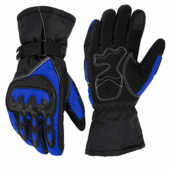 GUANTES PARA MOTO LARGOS INVIERNO AXE AZUL | MÁXIMA PROTECCIÓN PARA LOS DÍAS FRÍOS