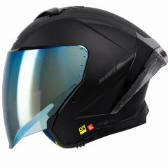 CASCO SHAFT 246SP SOLID NEGRO GRIS OSCURO ABIERTO | LIBERTAD Y PROTECCIÓN PARA CADA RECORRIDO