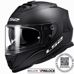 CASCO LS2 FF800 STORM II KRONOS NEGRO MATE | CERTIFICADO ECE 22.06