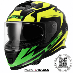 CASCO LS2 FF800 STORM II ATOMIK AMARILLO SHADOW | CASCO INTEGRAL CERTIFICADO ECE 22.06