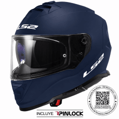 CASCO LS2 FF800 STORM II ATOMIK AZUL MATE | CERTIFICADO ECE 22.06