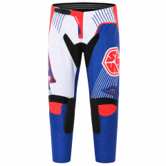 PANTALÓN PARA MOTOCROSS Y ENDURO SCOYCO P048 BLANCO ROJO | MÁXIMA MOVILIDAD