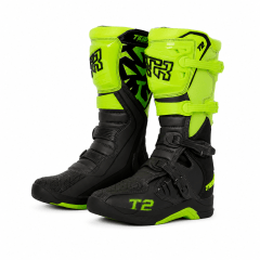 BOTAS PARA MOTO TIGER RACING TR-T2 NEGRO AMARILLO FLÚOR | DOMINA CUALQUIER TERRENO