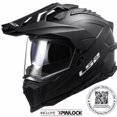 CASCO LS2 MX701 EXPLORER NEGRO MATE | AVENTURA, SEGURIDAD Y MÁXIMO CONFORT