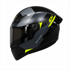 CASCO ICH 501SP JUNE AMARILLO NEGRO | CASCO INTEGRAL CERTIFICADO DOT 3CV