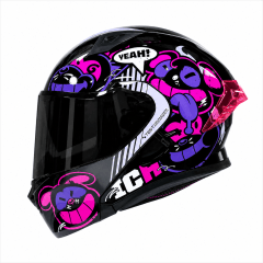 CASCO ICH 3120 TURN ON FC SM | CASCO ABATIBLE CERTIFICADO DOT 3CV CON SUN VISOR