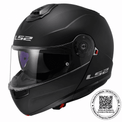 CASCO LS2 FF908 STROBE II SOLID NEGRO MATTE | ABATIBLE, CERTIFICADO Y LISTO PARA RODAR