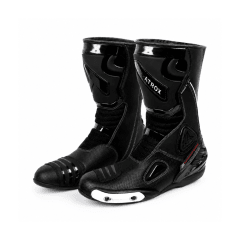 BOTA ATROX RACING LARGA 6004 NEGRA | PROTECCIÓN DE COMPETICIÓN PARA CADA RUTA