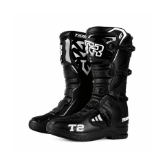 BOTAS PARA MOTO TIGER RACING TR-T2 TIPO ADVENTURE NEGRAS