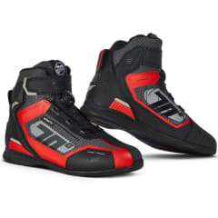 Bota De Moto Seventy Veloce Pro Negro Rojo