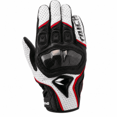 GUANTES PARA MOTO TAICHI CON PROTECCIÓN DE CARBONO BLANCO NEGRO | PROTECCIÓN PARA EL VERANO