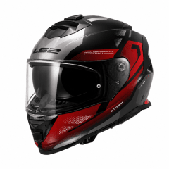 CASCO INTEGRAL LS2 FF800 STORM II KRONOS ROJO GRIS | POTENCIA Y SEGURIDAD