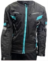 chaqueta moto mujer negro calipso