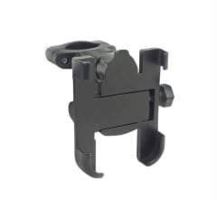 SOPORTE PORTA CELULAR PARA MANUBRIO O ESPEJO | ALUMINIO AJUSTABLE CON GIRO 360°
