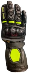 guante moto unisex tigger verde flúor
