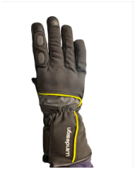 guante moto invierno flúor