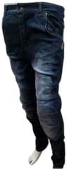 Pantalón de moto tipo Jeans azul con Kevlar
