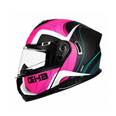 CASCO ABATIBLE GHB 166 ARAC NEGRO ROSA