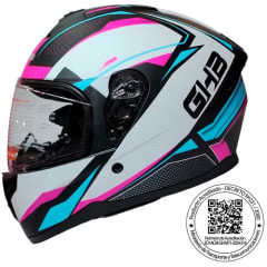 Casco Ghb M-71 Sour Blanco Rosa