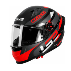 CASCO LS2 FF816 COSMOS MODOK NEGRO ROJO MATE ST | CERTIFICADO ECE 22.06