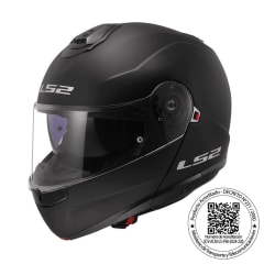 CASCO LS2 FF908 STROBE II SOLID NEGRO MATTE | ABATIBLE, CERTIFICADO Y LISTO PARA RODAR