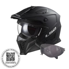 CASCO ABIERTO LS2 OF606 DRIFTER NEGRO MATTE | AVENTURA, LIGEREZA Y VERSATILIDAD