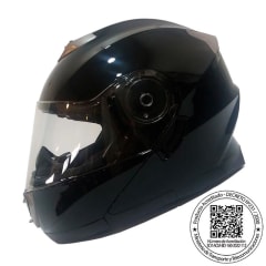 CASCO ABATIBLE GHB 160 MONO NEGRO (Gloss)