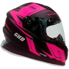 casco ghb m-62 tunnel negro rosa mate
