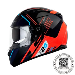 Casco Integral Ls2 Ff320 Stream Evo Sche negro rojo