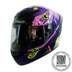 CASCO LS2 FF352 EVO BIG ONE MORADO AMARILLO